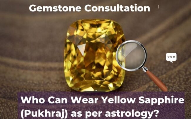 Who can Wear Yellow Sapphire as per astrology