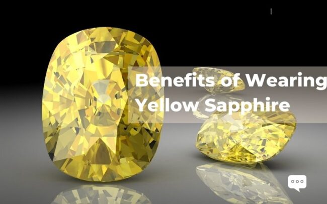 Benefits of Wearing yellow Sapphire