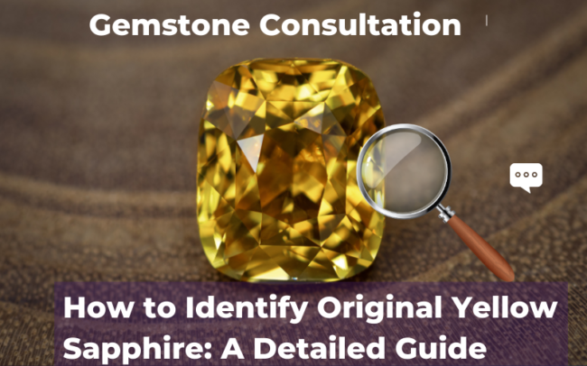 How to identify Yellow Sapphire